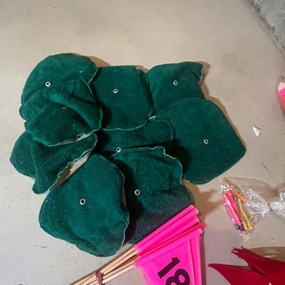 Golf theme table decor