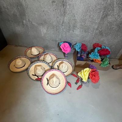Mexican theme table decor