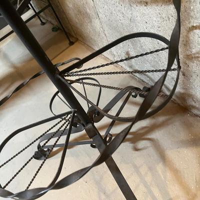 Wrought Iron stair step plant stand