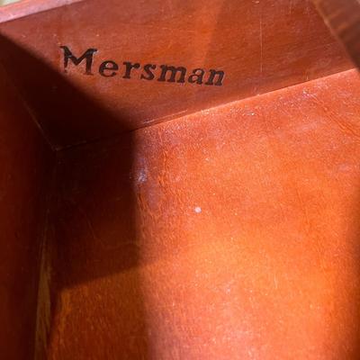 1940s Mahogany finish side table.