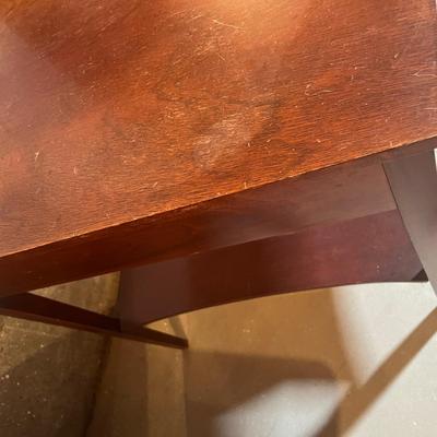 1940s Mahogany finish side table.