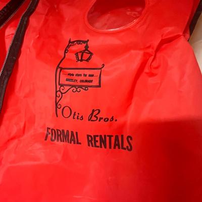 Vintage quilt w/ Otis Bro.s Clothing bag