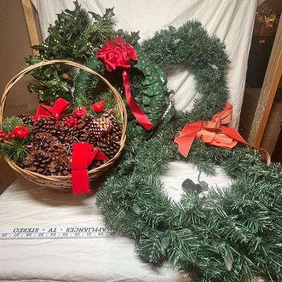 Christmas greenery