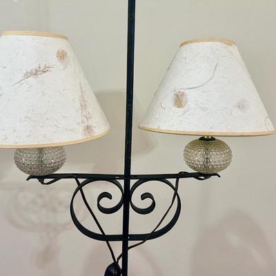 Vintage iron floor lamp