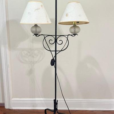 Vintage iron floor lamp