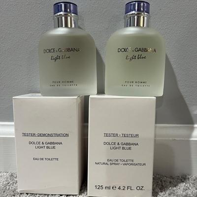 2 Dolce & Gabbana Light Blue EDT Men’s Cologne