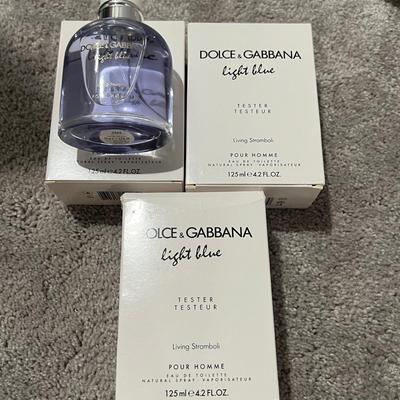 3 Dolce & Gabbana Light Blue Living Stromboli EDT Men’s Cologne
