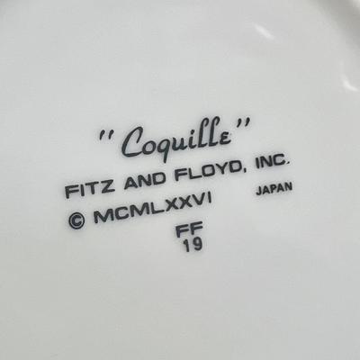 FITZ & FLOYD ~ Coquille ~ Set Of Six (6) Cups