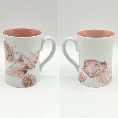 FITZ & FLOYD ~ Coquille ~ Set Of Six (6) Cups