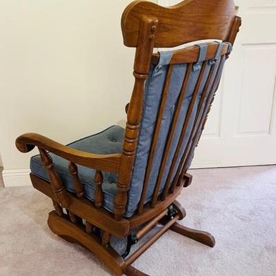 Cushioned Wooden Rocker