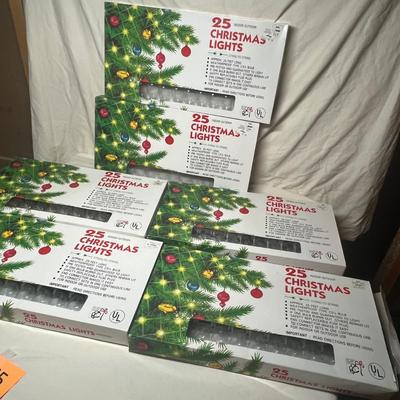 Boxes of string lights