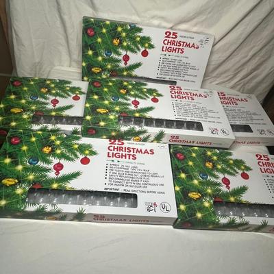 Boxes of string lights