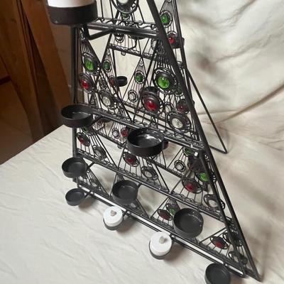 Metal Christmas Tree candle holders