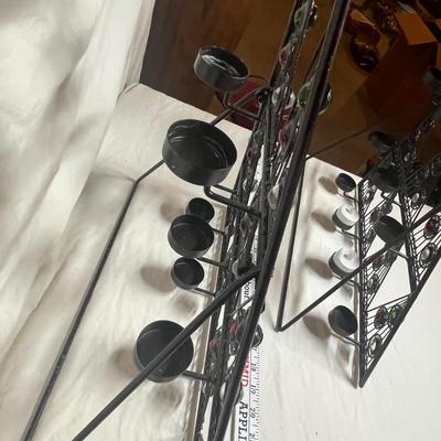 Metal Christmas Tree candle holders