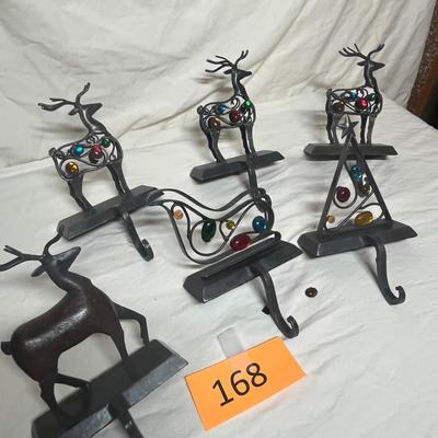 Metal stocking holders