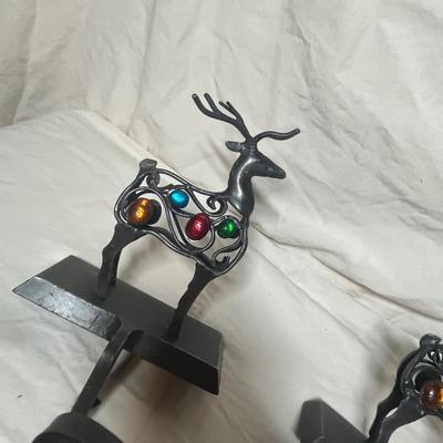Metal stocking holders