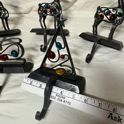 Metal stocking holders