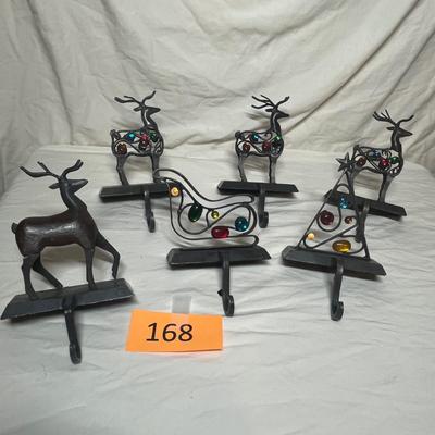 Metal stocking holders