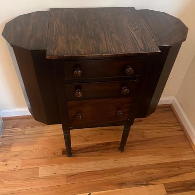 Walnut Sewing Cabinet (H-MG)