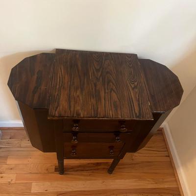 Walnut Sewing Cabinet (H-MG)