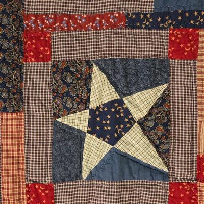 Quilted Star Throw Blanket