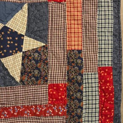 Quilted Star Throw Blanket