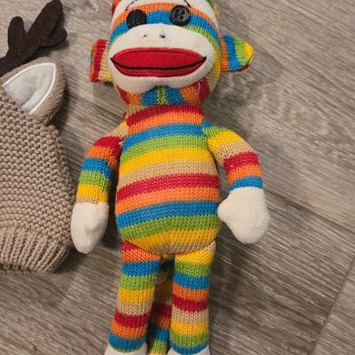 Baby Hat and Striped Monkey