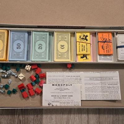 Vintage Monopoly Game
