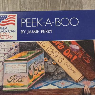 Peek a Boo Cat Puzzle