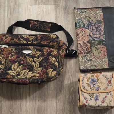 Luggage, Cosmetic Bag, and Portfolio