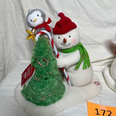 Plush mechanical Christmas items