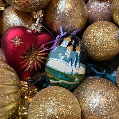 Lot of ornaments