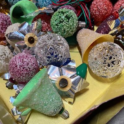 Vintage christmas string lights