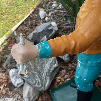 3.5Ft Tall Jockey Cement Statue ~ Extremely Heavy