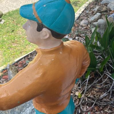 3.5Ft Tall Jockey Cement Statue ~ Extremely Heavy