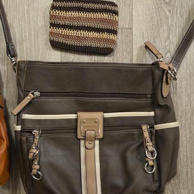 (2) Handbags and a Wallet