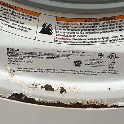 BOSCH ~ Vision 500 Series ~ 2010 Front Load Washing Machine ~ *Read Details