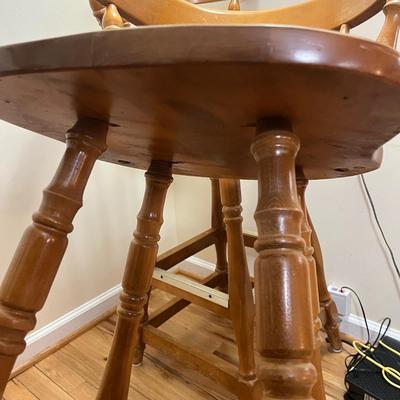 Trio of Wooden Bar Stools (DR-MG)