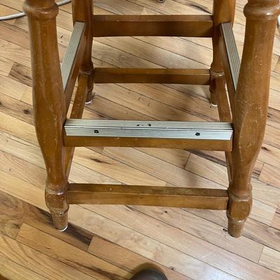 Trio of Wooden Bar Stools (DR-MG)