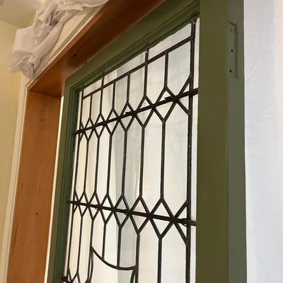 Cathedral Glass Framed Panel (DR-MG)