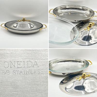 ONEIDA ~ Stainless Steel Serving Set ~ Set Of Three (3)