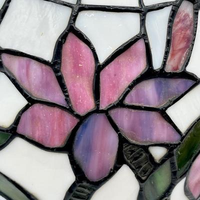 Tiffany Style Floral Lampshade ~ Stained Glass Shade
