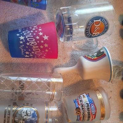 shot glasses and misc