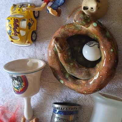 shot glasses and misc