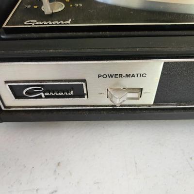 Vintage Garrard Synchro-Lab 95B Turntable Powers up and runs