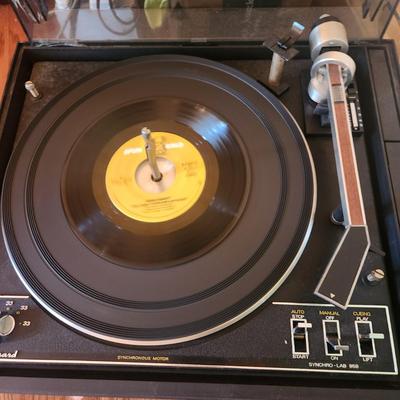 Vintage Garrard Synchro-Lab 95B Turntable Powers up and runs