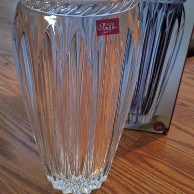 cristal d'arques vase