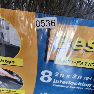 2 Packs Best-Step Anti Fatigue Flooring Interlocking Mats 8 2ft x2ft per pkg