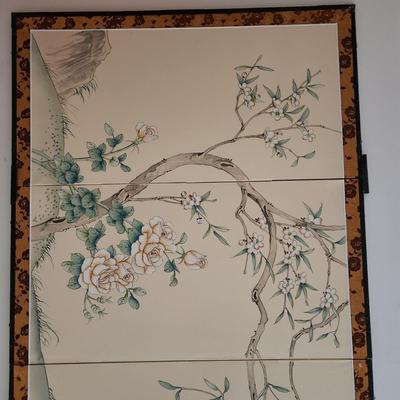 4 Folding Panels Asian Wall Art 72" x36"