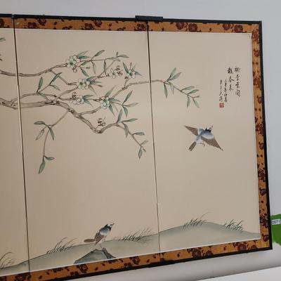 4 Folding Panels Asian Wall Art 72" x36"